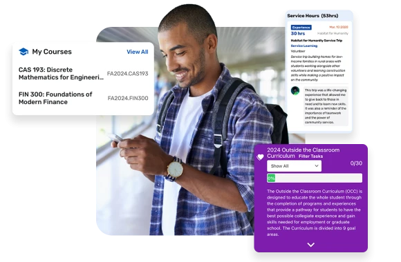 A centralized hub for academic and co-curricular success