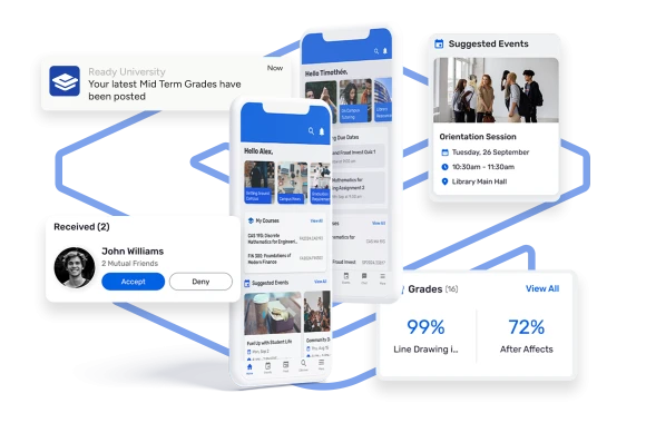 We provide the leading campus experience platform designed to foster community and drive retention.