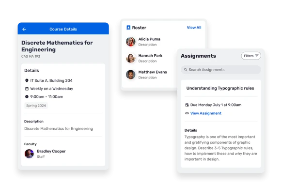 Make it easier for students to manage their academic and campus life