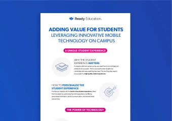 Adding value for students - Leveraging innovative mobile technology on campus
