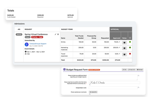 Streamline budgeting and allocations processes