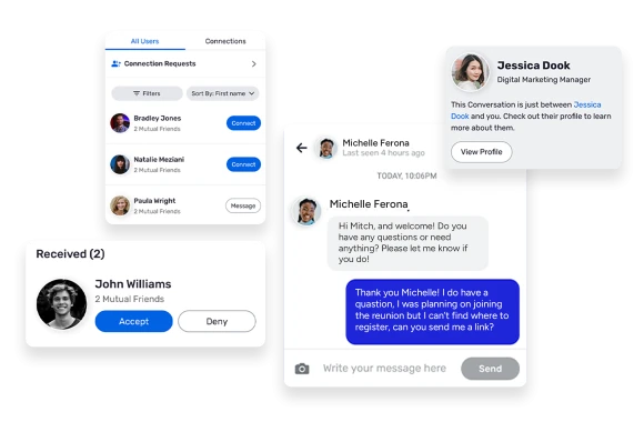 The secure way to chat, share, and collaborate on campus
