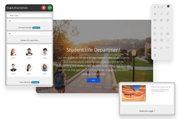 Empower students to create websites with ease
