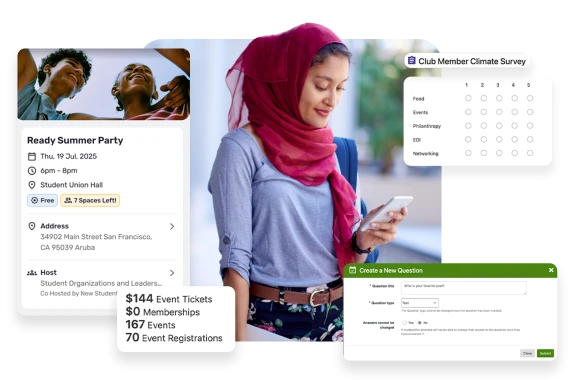 A student engagement solution for student leaders