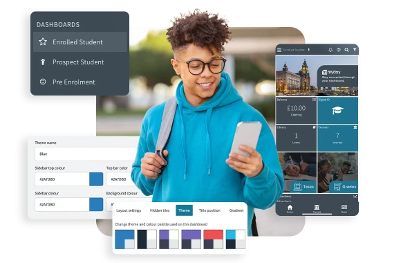 Build a personalised experience for every user, from prospective students to alumni
