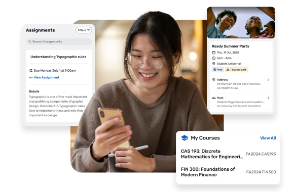 Bridge the gap between academic and campus life