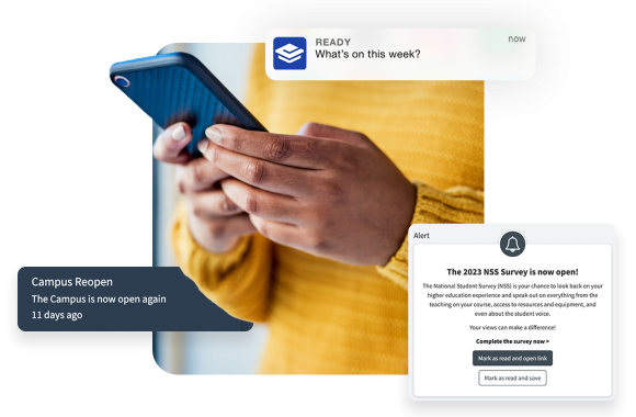Keep students updated in a centralised platform