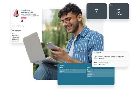 Guide students through their academic and extra-curricular journey