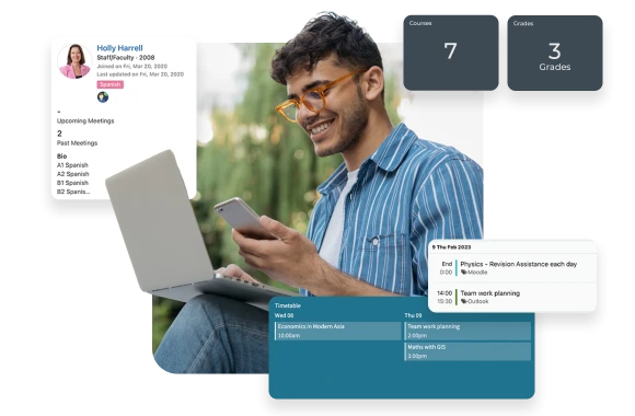 Guide students through their academic and extra-curricular journey