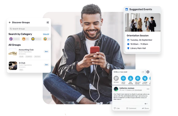 Empower students to connect and participate