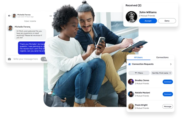 Improve student retention and help them connect with peers