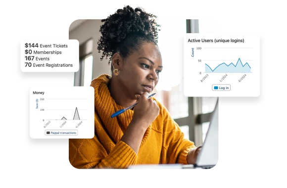 Gain insights and drive success with reporting and analytics