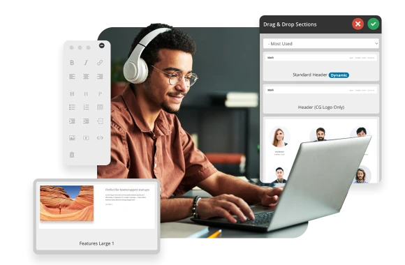 Simplify website creation for student groups