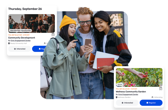 A student engagement solution for student leaders