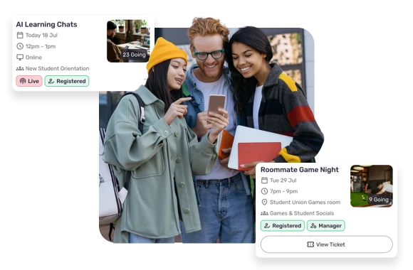 A student engagement solution for student leaders